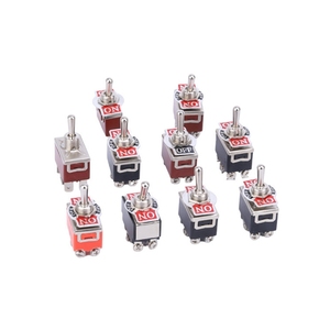 Hot Selling Factory Price 12.5MM Rod With Handle Cap Type ON-ON DPDT Toggle <strong>Switch</strong> M6 Threaded Bushing With 6Pin Solder Terminal - Product Image 5