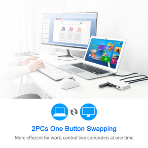 USB <strong>3</strong>.0 <strong>Switch</strong> Selector <strong>KVM</strong> Switcher 2 PCs Sharing 4 Devices 6 Port USB <strong>KVM</strong> <strong>Switch</strong>