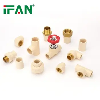 Ifan Hot Verkoop Plastic Ccvc Buisfittingen Sanitair Materialen Astm 2846 Pvc Pijpfitting