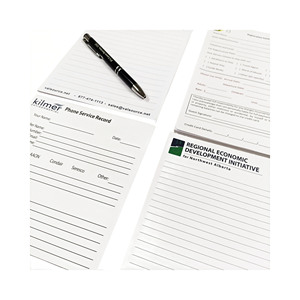 Bloc de notas A6 A5 personalizado de diseño gratuito con logotipo y patrón para uso comercial escolar Bloc de notas de 50 páginas - Product Image 5