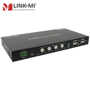 4X1 <strong>KVM</strong> <strong>Switch</strong> 4K60Hz HDMI <strong>Switch</strong> Support Analog Audio Extraction 4 Ports HDMI USB <strong>Switch</strong> With Downscaler