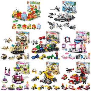 Regalo para padres e hijos Seis en uno Bloques de construcción ensamblados de partículas pequeñas para niños Juguete de regalo práctico y con capacidad intelectual - Product Image 4