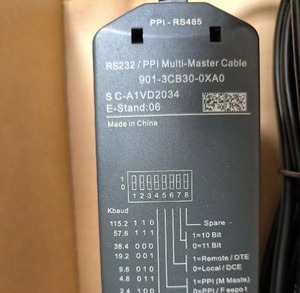 סימנס <span class=keywords><strong>PLC</strong></span> 100% מלאי מקורי חדש כבל תכנות/תקשורת PC/PPI 6ES7901-3CB30-0XA0 6ES7901-3DB30-0XA0