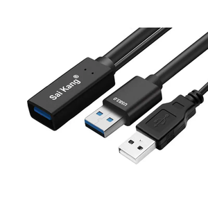 工厂USB 3.0 usb3.1电缆，黑色公对母usb3.0延长电缆10英尺20英尺 - Product Image 6
