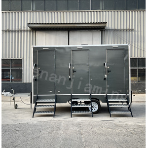 En çok satan çekme karavan taşınabilir prefabrik kira açık tuvalet cep lüks tuvalet römork VIP tuvalet otel veya olaylar için - Product Image 6
