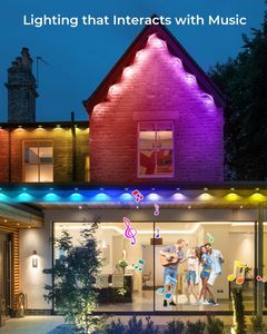WS2811ไฟแอลอีดีแบบจุดพิกเซลโคมไฟแบบสายดิจิตัล IP68บ้านวันหยุด RGBW LED RGBW ไฟคริสต์มาสถาวรไฟกลางแจ้ง - Product Image 6