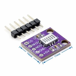 MICS-6814ガスセンサー一酸化炭素CO VOC NO2NH3窒素酸素大気質検出Arduino用数値センサーモジュール - Product Image 6