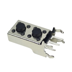 FOSEN Micro Switch PCB 8,5*16mm doppelte Halterung taktile doppelte Drucktasten schalter rechtwinklige momentane Schalter TS-1305H - Product Image 2