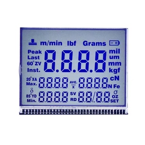 Instrumento médico profesional personalizado Módulo de pantalla LCD tipo STN de 7 segmentos Módulo LCD de reproductor de música tipo Cog - Product Image 2