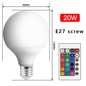 Özelleştirilmiş WIFI uzaktan kumanda ayarlanabilir 7W 10W 11W plastik A60 LED dim E27 ampul dekoratif ampul - Product Image 3