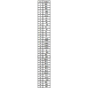 ขนาด50X69.2X2.45 Mm จำนวนสี262K 2.8นิ้วโมดูล Tft Lcd - Product Image 2