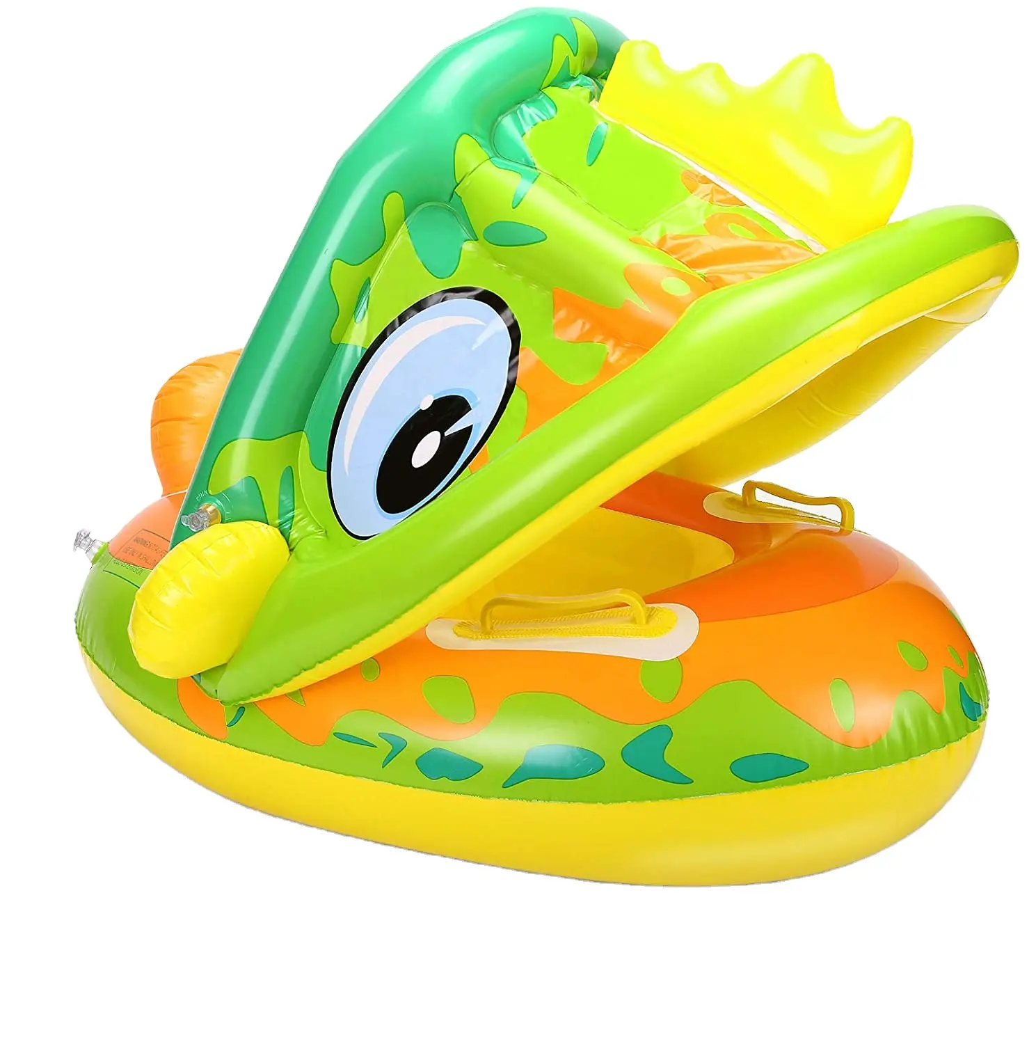 Little frog boia inflável para crianças, brinquedo flutuante de piscina
