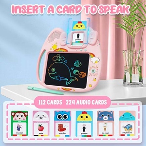 Macchina per l'apprendimento dei bambini 2 in 1 giocattoli educativi precoci tavoletta da scrittura LCD macchina per leggere e scrivere per tavole da disegno per bambini - Product Image 4
