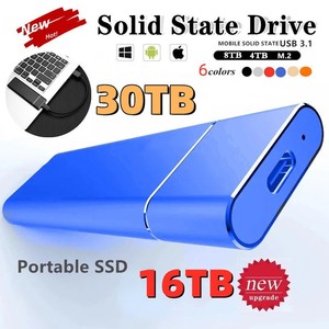 高速便携式硬盘驱动器，带大容量1T5T10T40T外部存储USB 3.1 Type-C接口，适用于笔记本电脑 - Product Image 4