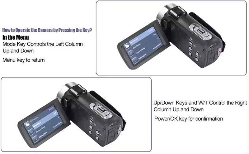 High-Resolution Infrared Remote Control Digital Camera with 8K 15FPS Video Recording Slow Motion & Time-lapse Photography