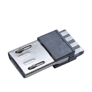 ไมโคร5ขาเสียบ USB ชายพื้นผิวเมา4แกนเชื่อมต่อไมโครสำหรับสายเคเบิล - Product Image 1