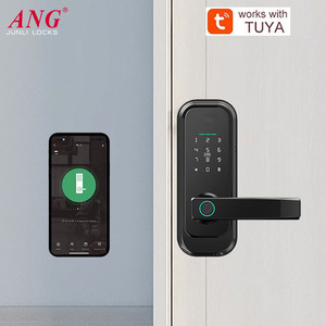 ANG Einfache Installation Intelligente Schloss tür Diebstahls ic heres Tür alarms chloss Finger abdruck Tuya Wifi <span class=keywords><strong>Remote</strong></span> Digitales Türschloss