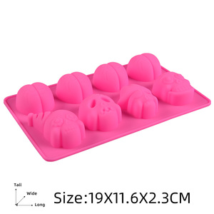 DIY komik hediye kek araçları 3d kafatası silikon kalıp Ice Cube Maker beyinleri çikolatalı kek silikon kalıp