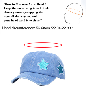 Simple Design Light and Portable Custom Baseball <strong>Cap</strong> with Five-pointed Star Pattern Suitable for Both Men and Women - Product Image 2