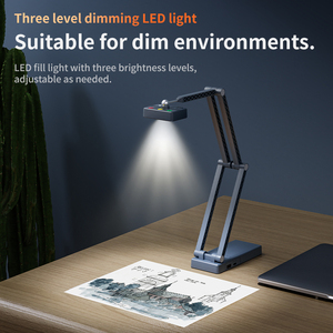 Smartinte 12MP <strong>OCR</strong> Document <strong>Camera</strong> A4 Folding Desktop Document Scanner <strong>with</strong> USB for Office - Product Image 4