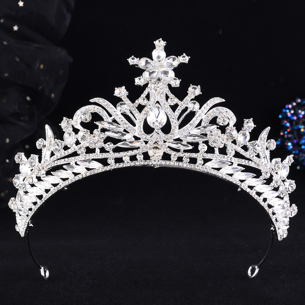 Diamant blanc argenté épais