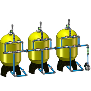 מערכת סינון מים להתאמה אישית מים מערכת פלדה frp עבור שימוש תעשייתי מקצועי העליון עיצוב