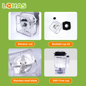 High Speed 3 in 1 Heavy Duty Electric Blender Hand Blender with Sound Cover Smoothie Blender and Juicer Mixer - Product Image 5