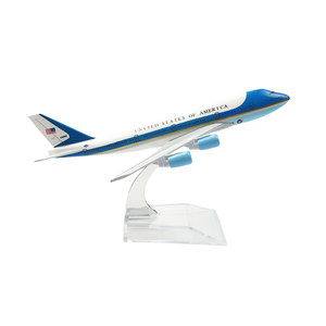 16cm Airplane Alloy Model Aircraft Factory Direct the United States Boeing <strong>747</strong> Custom Model <strong>Plane</strong> - Product Image 1