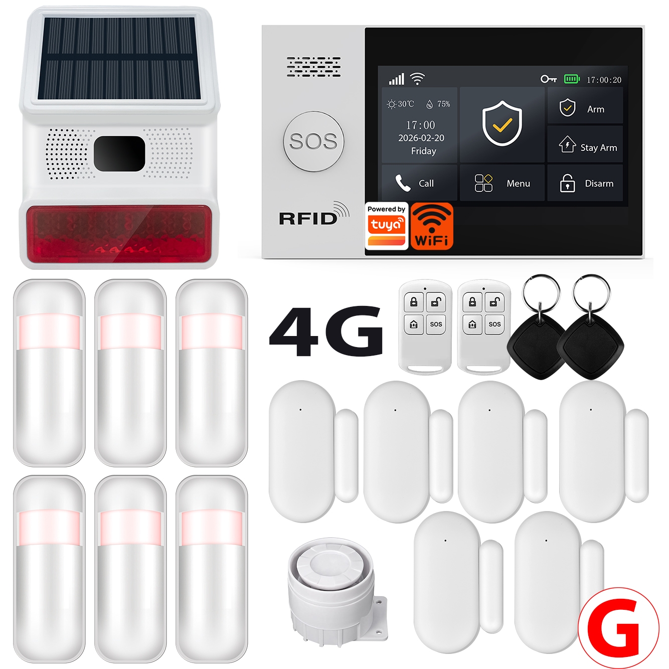 White 4G-107-Set G