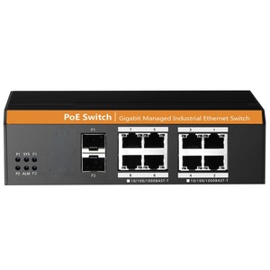 IS108GS-2F stapelbares PoE SNMP QoS-fähiges Produkt mit 2-Facility-Funktional ität