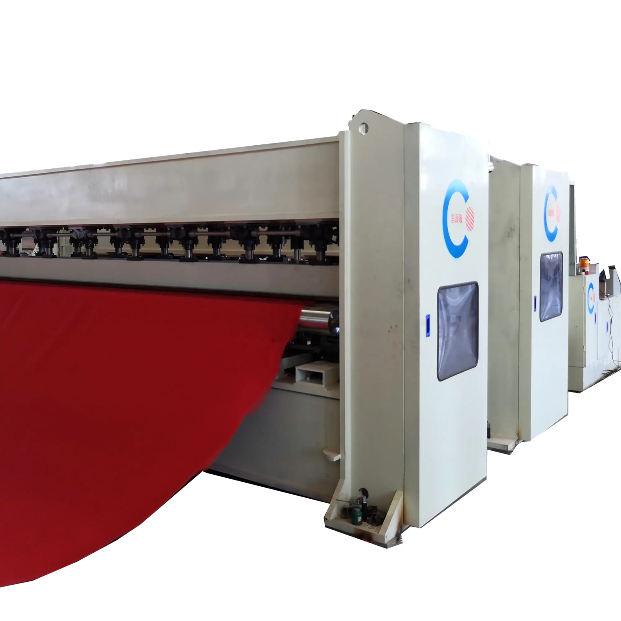 Máquina de fabricación de fieltro de alfombra punzonadora de aguja de personalización de procesamiento de fábrica y línea de producción de geotextil