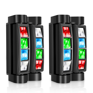 2025 yeni XINYANG LM30A Mini örümcek 8*3W RGBW LED kulüp ışığı DMX 512 hareketli kafa sahne yıkama işık Bar disko DJ aydınlatma Led - Product Image 2