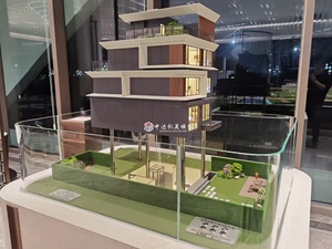モダンスタイル美しいミニチュアモデルハウス不動産モデルディスプレイ建築3Dビルディングモデル手作りインテリア - Product Image 4