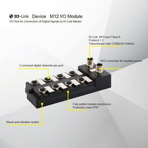 Digital <strong>Inputs</strong> 8 Digital NPN <strong>Inputs</strong> PNP <strong>Outputs</strong> Connectivity <strong>Inputs</strong>/<strong>outputs</strong> M12 IO Link Specification V1.1 Remote IO Modules