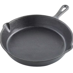 プレミアム4pcs鋳鉄調理器具6 "8" 10 "12" 鋳鉄丸フライパンフライパンセット - Product Image 4