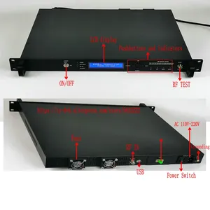 CATV 1310nm 1550nm RF <strong>Input</strong> Fiber <strong>Optic</strong> <strong>Output</strong> 5DB 7DB 10DB 13DB RF <strong>to</strong> Fiber <strong>Optic</strong> Transmitter - Product Image 4