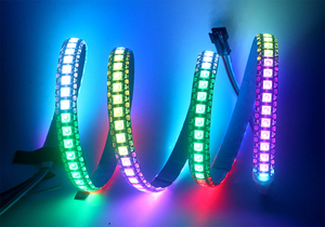 WS2812 USB 5V indirizzabile RGB LED Strip Light Dream Color programmabile Digital LED flessibile Pixel Lights per Arduino DIY