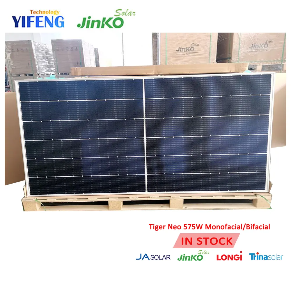 Tấm Pin Mặt Trời Quang Điện 60 Pin Dòng Jkm Tiger Neo Toàn Bộ Màu Đen 455W 455W 460wp 470W 490W Jinko Mono N-type Hl4 V 480W