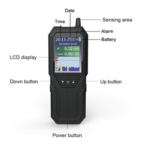 מכירה לוהטת האישי Dosimeter נייד גייגר דלפק גרעיני קרינת גלאי רנטגן בטא גמא חומר רדיואקטיבי מבחן