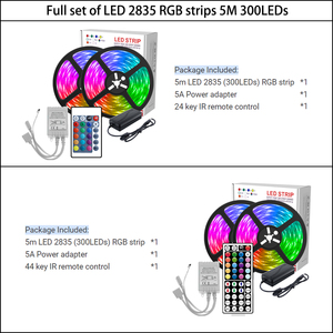 New 10M LED Color Flexible Light Strip Full Set 600LEDs 5050 SMD RGB Controller IR <strong>Remote</strong> DC 12V Power Adapter <strong>AU</strong> US UK EU Plug - Product Image 2