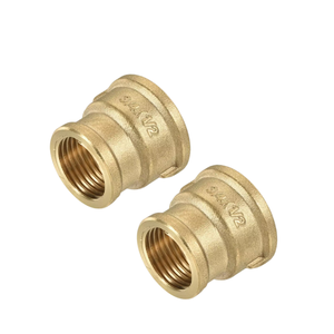 1/2/4 "-1女性ねじ式BSPP BTP NPTコネクタ真鍮リデューサーカップリング - Product Image 6