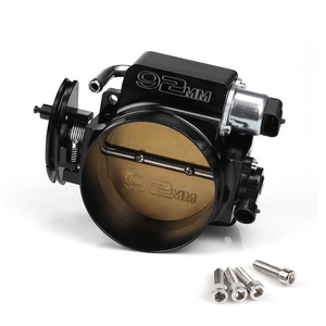 New 92mm Black Throttle Body with TPS <strong>IAC</strong> Throttle Position <strong>Sensor</strong> for LSX LS LS1 LS2 LS7 - Product Image 1