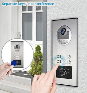 Multi Apartment Building Home Security citofono cablato citofono videocitofono a doppia via - Product Image 4