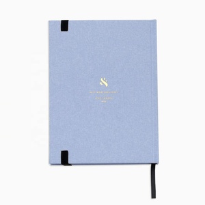 Jornal Eco personalizado Papel Reciclado Planejador De Capa Dura Gold Spine Side <span class=keywords><strong>Notebook</strong></span> A5 Grosso Papel Creme Dot Grid <span class=keywords><strong>Paper</strong></span> Baby Diary