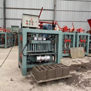 Multi-funzionale semi-automatico 4-35B vibrazione che forma mattoni di cemento macchina per la produzione di vendita diretta della fabbrica di mattoni macchina - Product Image 3