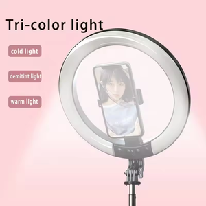 ไฟวงแหวนเติมแสงสำหรับเซลฟี่ไม้เซลฟี่ขาตั้งสามขาพร้อมวงแหวน LED RGB ไฟขยายได้รีโมตสั้นถ่ายวิดีโอเซลฟี่ขาตั้งกล้องสามขา - Product Image 5