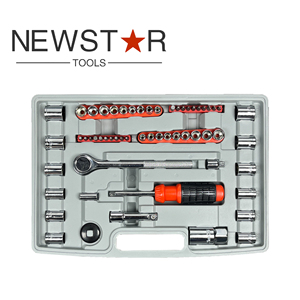 Taşınabilir 99-Piece karışık lokma anahtar Set oto tamir ve ev kullanımı için çelik el aletleri ile sert çanta OEM özelleştirilebilir - Product Image 5