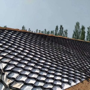 用于边坡挡土墙的3D土壤稳定GC蜂窝约束系统HDPE土工合成材料土工格室 - Product Image 5