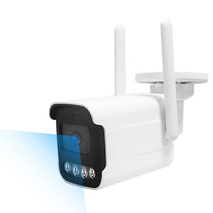 Warmes Licht Farbvideo Nachtsicht Eingebautes Mikrofon Audio 3MP CCTV IP Bullet Kamera - Product Image 1