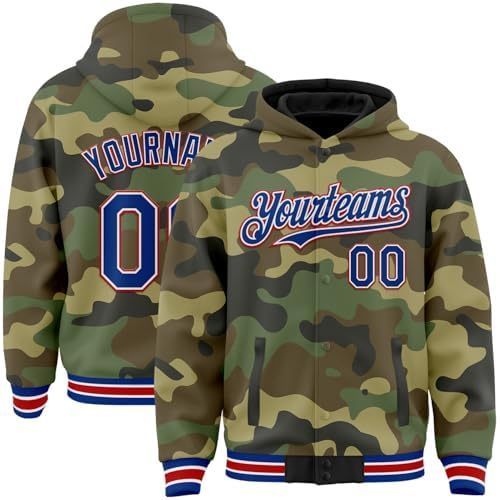Camo Royal White Red